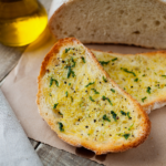 Garlic bread with homemade garlic butter