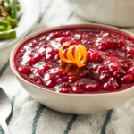 Homemade cranberry sauce