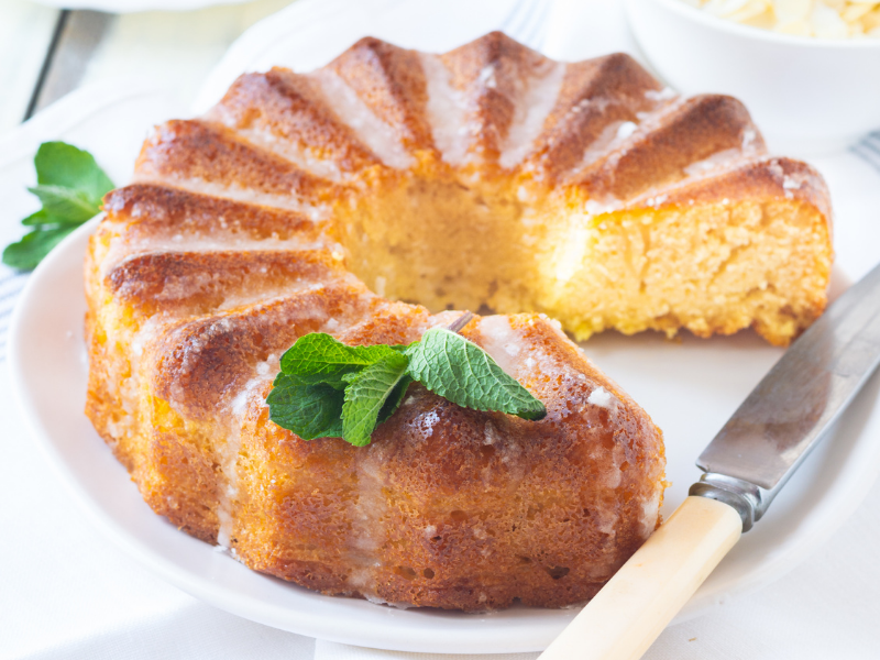 Gluten free cornmeal cake