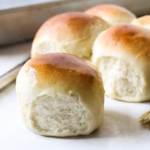 Homemade freshly baked Hawaiian soft dinner rolls