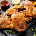 Grilling bone-in chicken thighs