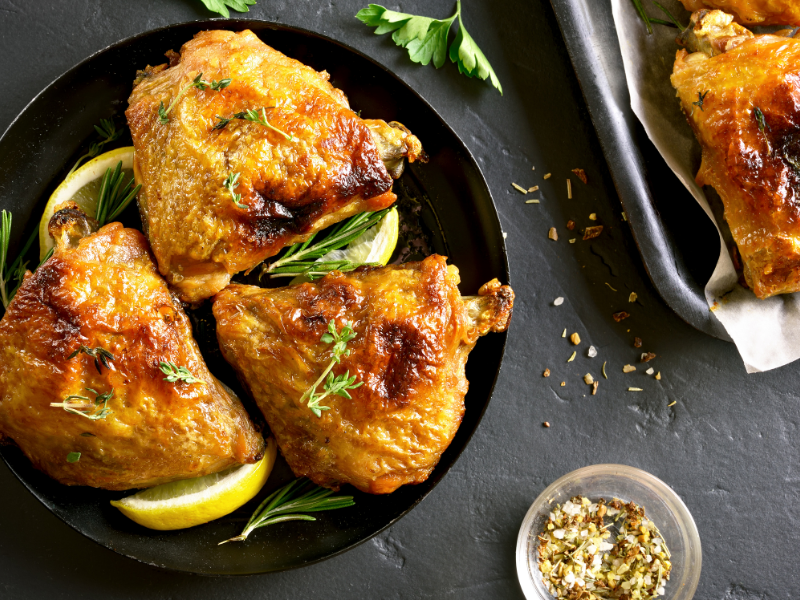 Cooking frozen chicken thighs