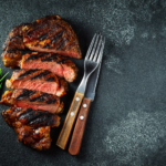Grilled ribeye steak