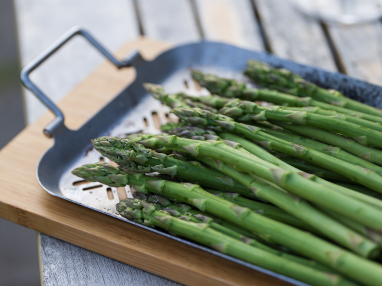 Roasted asparagus spears