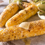 Grilled corn on the cob