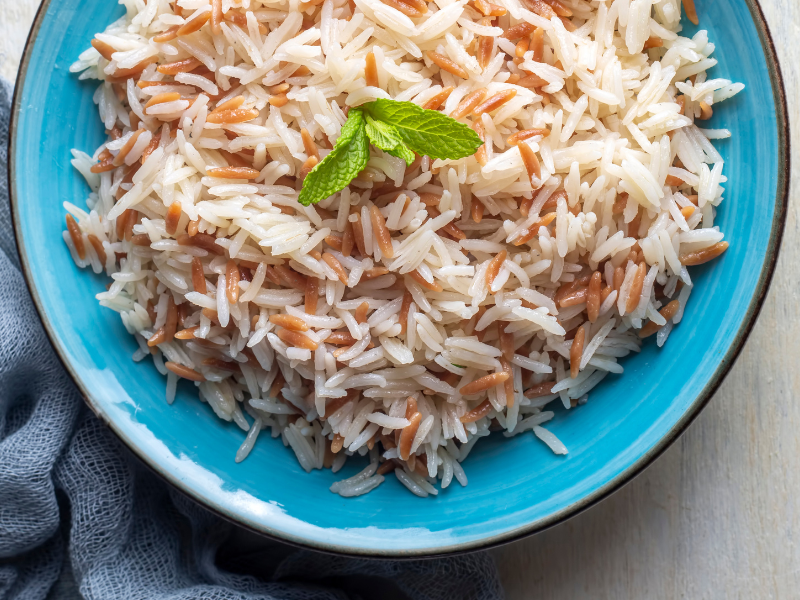 Rice pilaf with orzo